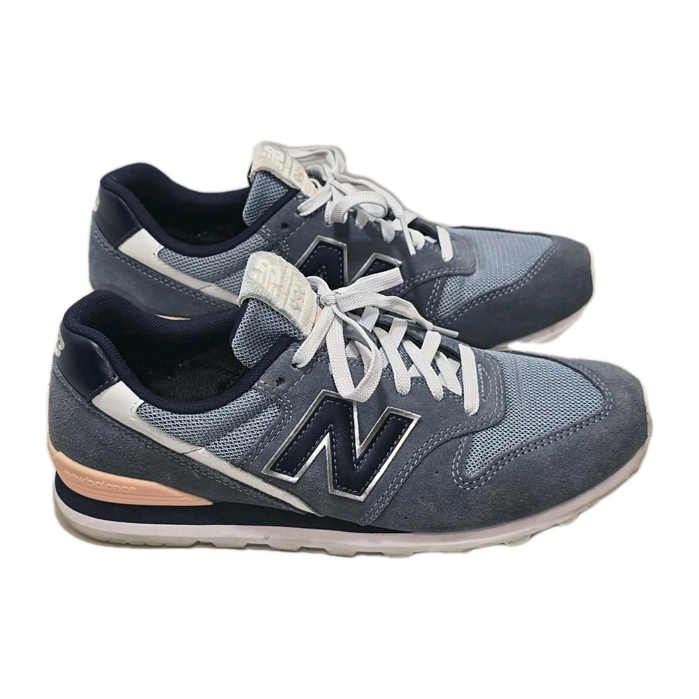 👟 New Balance 996 WL996CPN EUC Gray Navy Retro Sneakers Women's 8